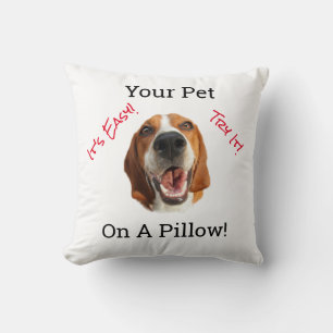 Your Pet On A Throw Pillow