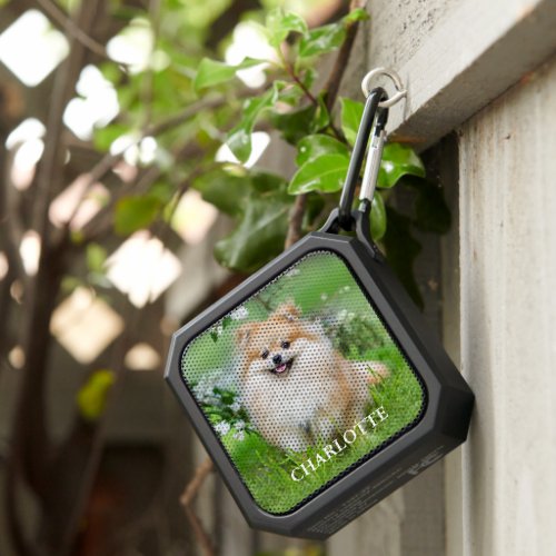 Your Pet Photo and Name Small Bluetooth Speaker
