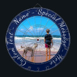 Your Pet Photo Dart Board with Custom Text<br><div class="desc">Custom Photo and Text Dart Board - Your Own Design with Pet / Dog - Personalized Family / Friends or Personal Dartboards Gift - Add Your Photo and Text - Resize and move or remove and add elements / text with Customization tool ! Choose / add your favorite font /...</div>