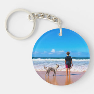 Your Pet Photo Keychain Personalized