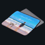 Your Pet Photo Laptop Sleeve with Custom Text<br><div class="desc">Custom Photo and Text Laptop Sleeves - Your Own Design with Pet Dog - Personalized Family / Friends or Personal Laptop Sleeve Gift - Add Your Photo and Text - Resize and move or remove and add elements / text with Customization tool ! Choose / add your favorite font /...</div>