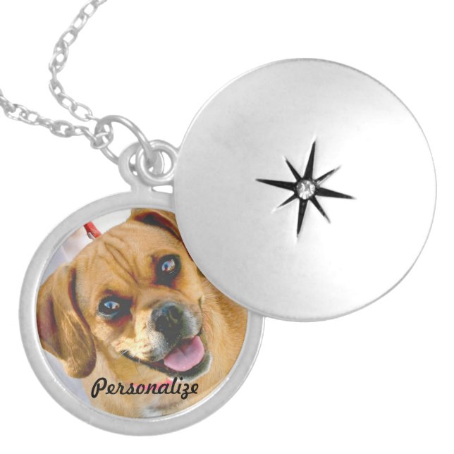 Your Pet Photo Or Loving Memorial Necklace (Front)