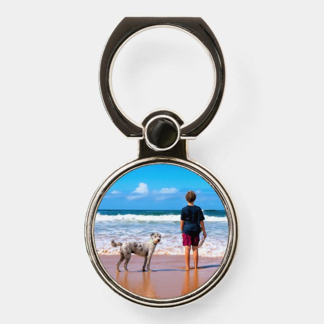 Your Pet Photo Phone Ring Stand Personalized (Front)