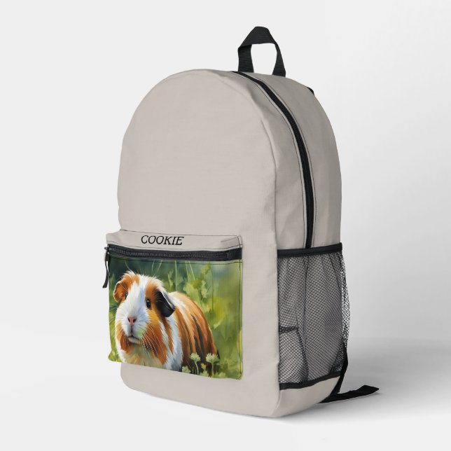Your Pet Photo Printed Backpack (Back Corner Right)