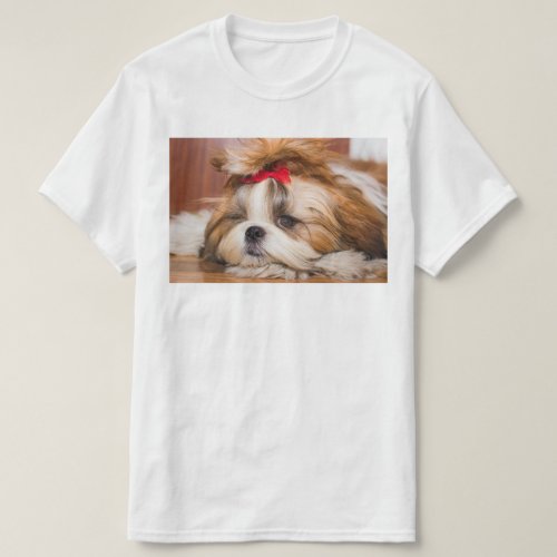Your pet puppy photo gift dog lover T_Shirt