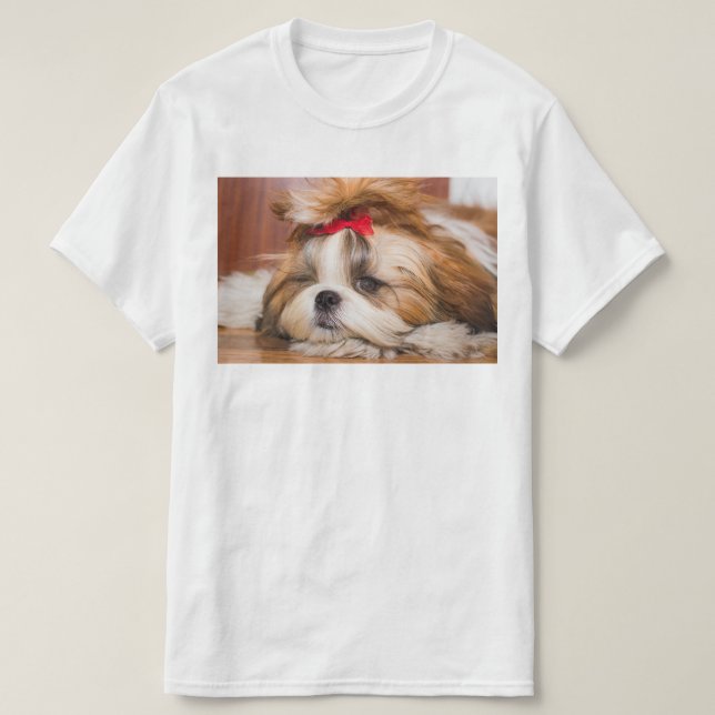 Your pet puppy photo gift dog lover T-Shirt (Design Front)