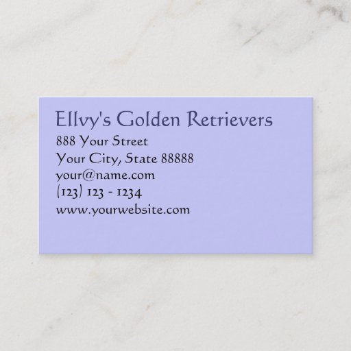 Customizable Your Pet Related Business card