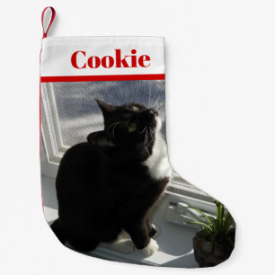 Your Pet's Photo Christmas Stocking with Name