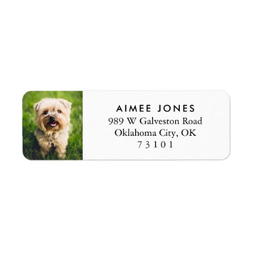 Your Pet's Photo Custom Return Address Label