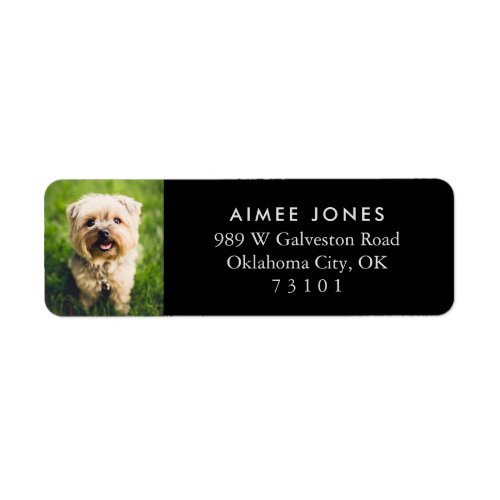Your Pets Photo Custom Return Address Label