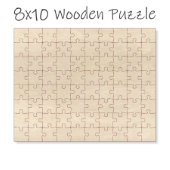 Your Photo 100-Piece 8" X 10" Wooden Puzzle  (Puzzle Size)