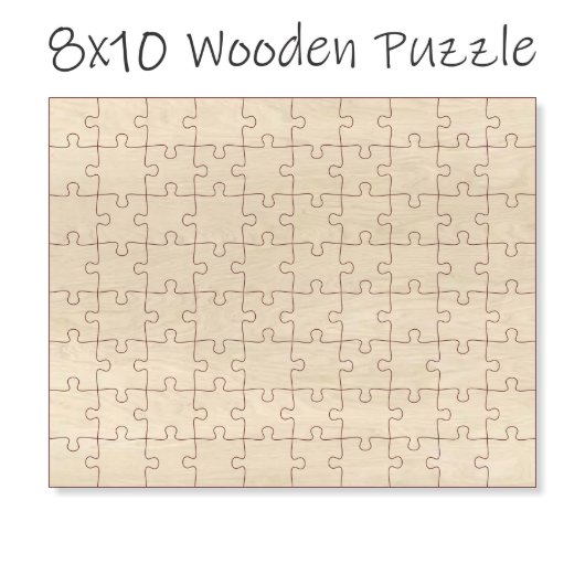 Your Photo 100-Piece 8" X 10" Wooden Puzzle (Puzzle Size)