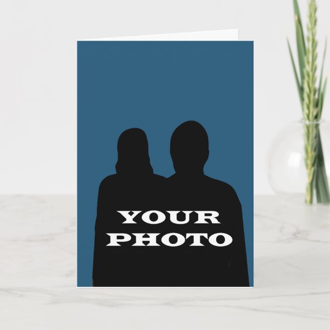 Your Photo  5 x 7  vertical Greeting Card (Front)