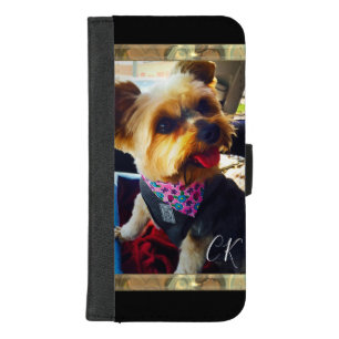 Your Photo and Monogram iPhone 8/7 Plus Wallet Case