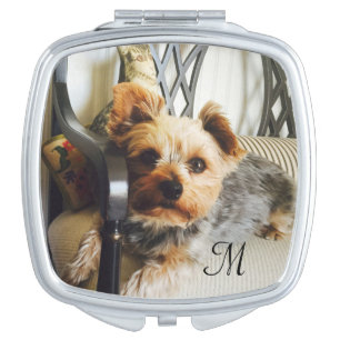 Your photo and Monogram Makeup Mirror