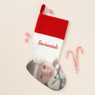 Your Photo and Name Christmas Stocking