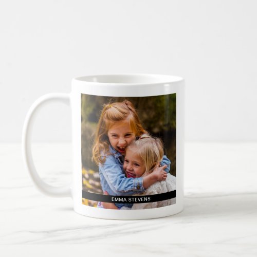 Your Photo and Name Double Sided Mug