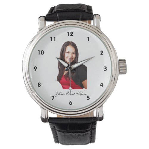 Your Photo and Text _ Custom Watch