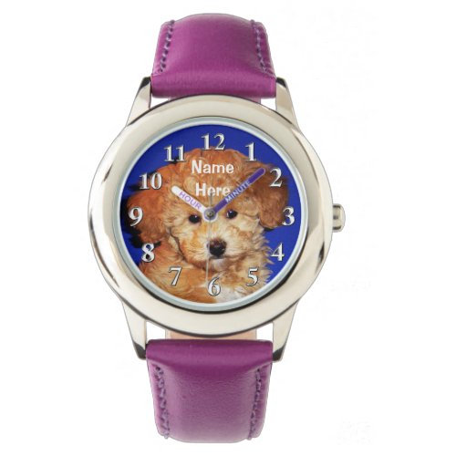 YOUR PHOTO and TEXT Kids Wrist Watch