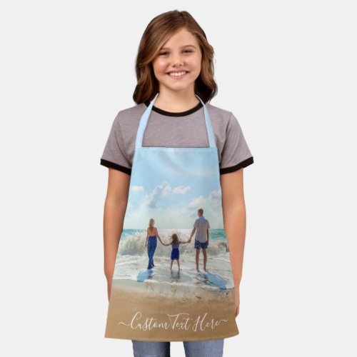 Your Photo Apron Gift with Custom Text Name
