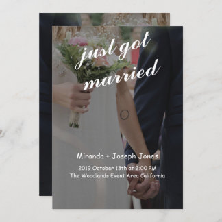 your Photo Background Invitation