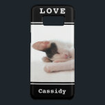 Your Photo Black and White LOVE Modern Elegant Case-Mate Samsung Galaxy S8 Case<br><div class="desc">Add elegant modern style to your Samsung Galaxy S8 cell phone with a stylish custom photo case. The black and white design features your picture, a trendy typewriter style "LOVE" and personalized name framing your custom picture. Text and image are all simple to customize or delete if preferred. Perfect to...</div>