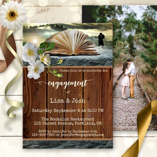 Your Photo Book or Library Engagement Invitation