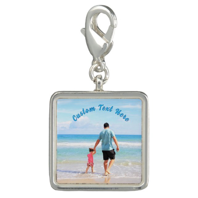 Your Photo Bracelet Gift with Custom Text (Front)