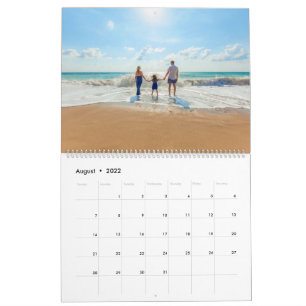 Your Photo Calendar Gift with Custom Text