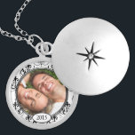 Your Photo Chandelier Wedding Anniversary Necklace<br><div class="desc">Keepsake Necklaces Choose either Silver Plated or Sterling Silver</div>