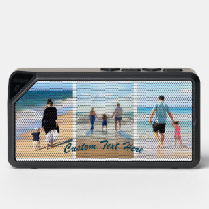 Your Photo Collage Bluetooth Speaker Custom Text