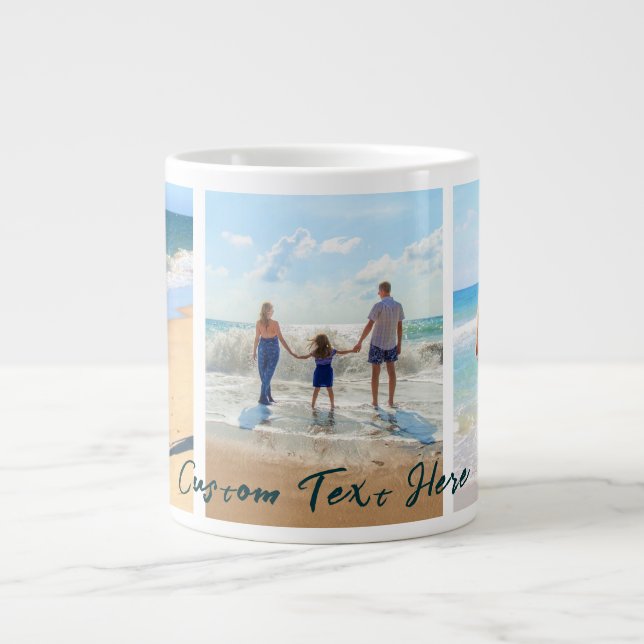 Your Photo Collage Coffee Mug Gift Custom Text (Front)