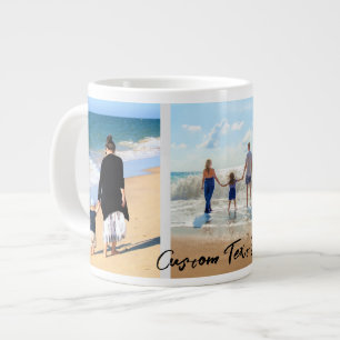 Your Photo Collage Coffee Mug with Custom Text