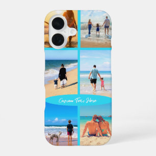 Your Photo Collage iPhone Case with Custom Text