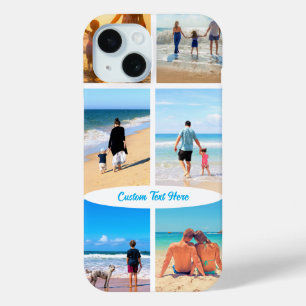 Your Photo Collage iPhone Case with Custom Text