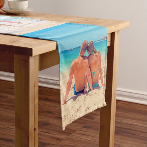 Your Photo Collage Table Runner Personalized