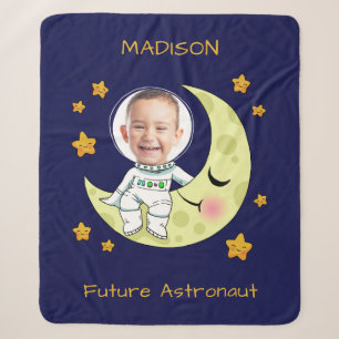 YOUR PHOTO custom Astronaut blankets