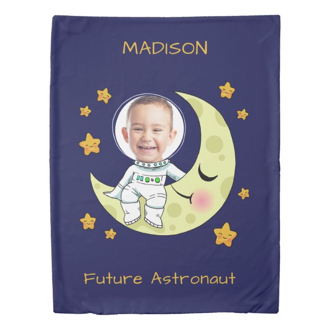 YOUR PHOTO custom Astronaut duvet covers (Front)