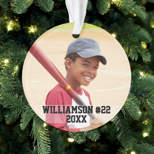 Your Photo Custom Baseball or Your Sport Ornament