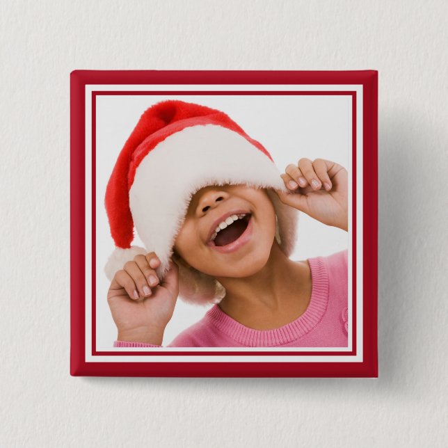 YOUR PHOTO custom button (Front)