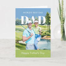 *Your Photo Custom Father's Day  Card