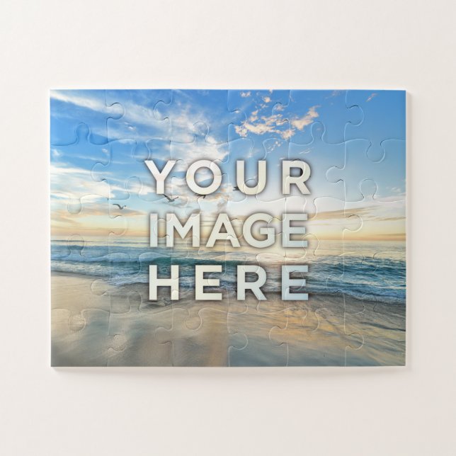 Your Photo Custom Kids Easy 30 pieces Jigsaw Puzzle (Horizontal)