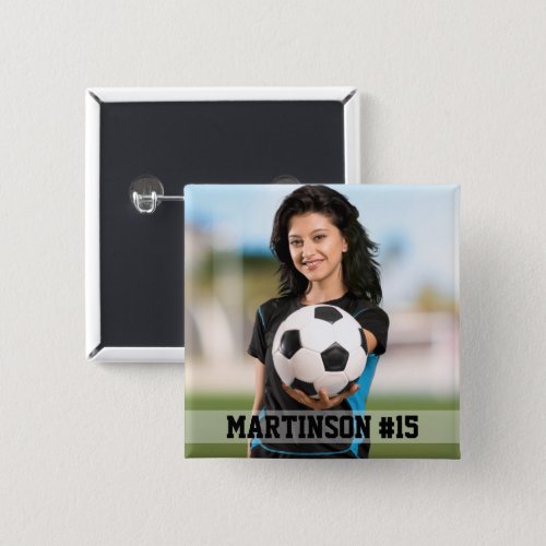 Your Photo Custom Soccer or Your Sport Button