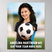 Your Photo Custom Soccer or Your Sport Frameable