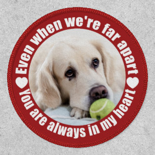 YOUR PHOTO Far Apart Love Patch