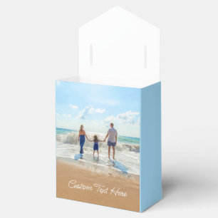 Your Photo Favor or Gift Box with Custom Text