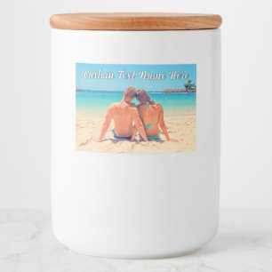 Your Photo Food or Bottle Labels with Custom Text