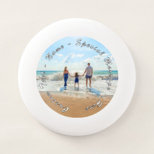 Your Photo Frisbee Gift with Custom Text Name