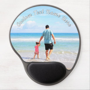 Your Photo Gel Mouse Pad with Custom Text