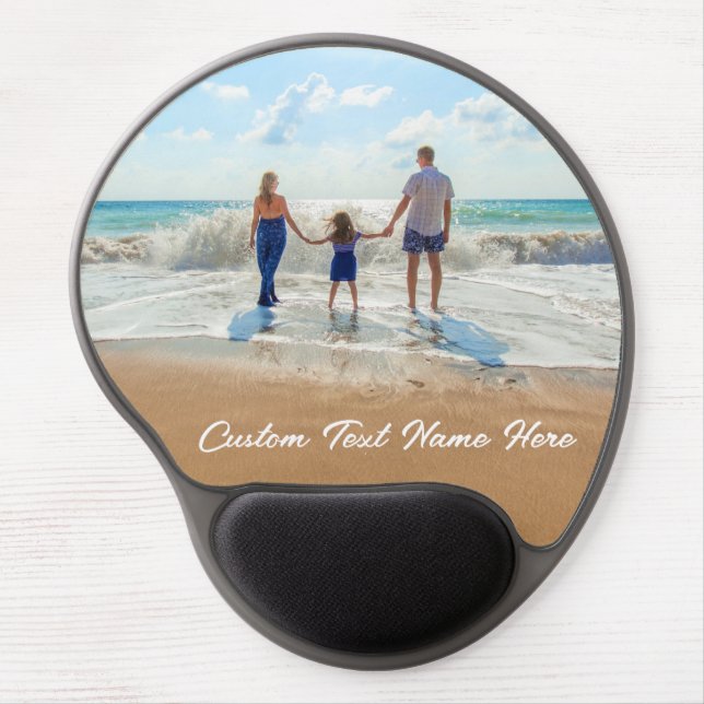 Your Photo Gel Mouse Pad with Custom Text (Front)